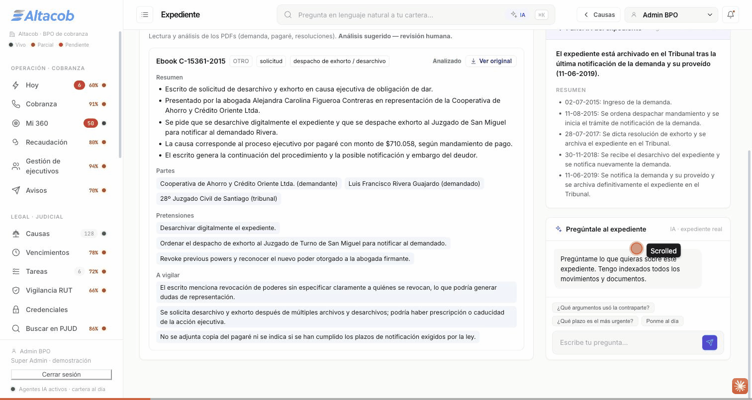 Pregúntale al expediente