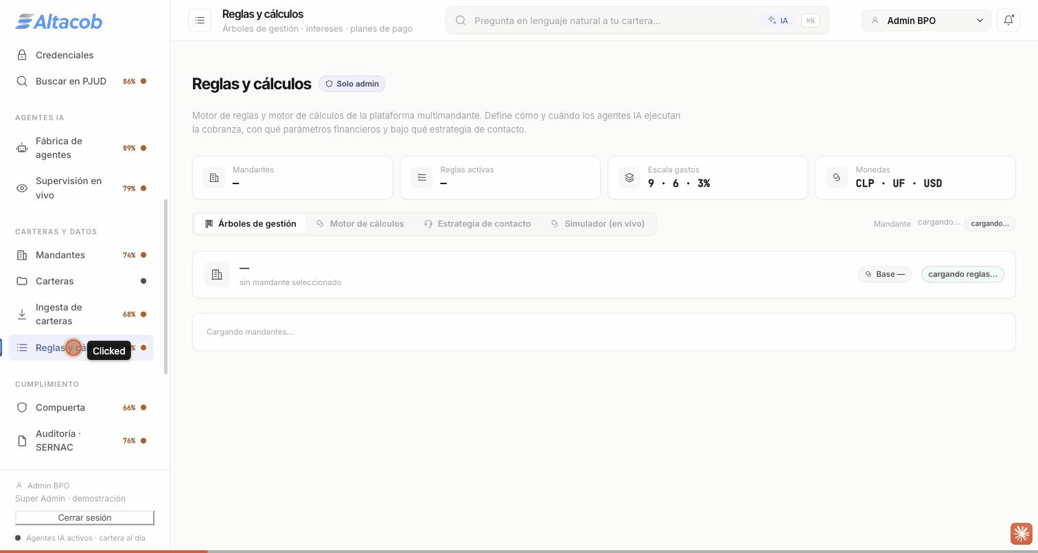 Reglas y cálculos