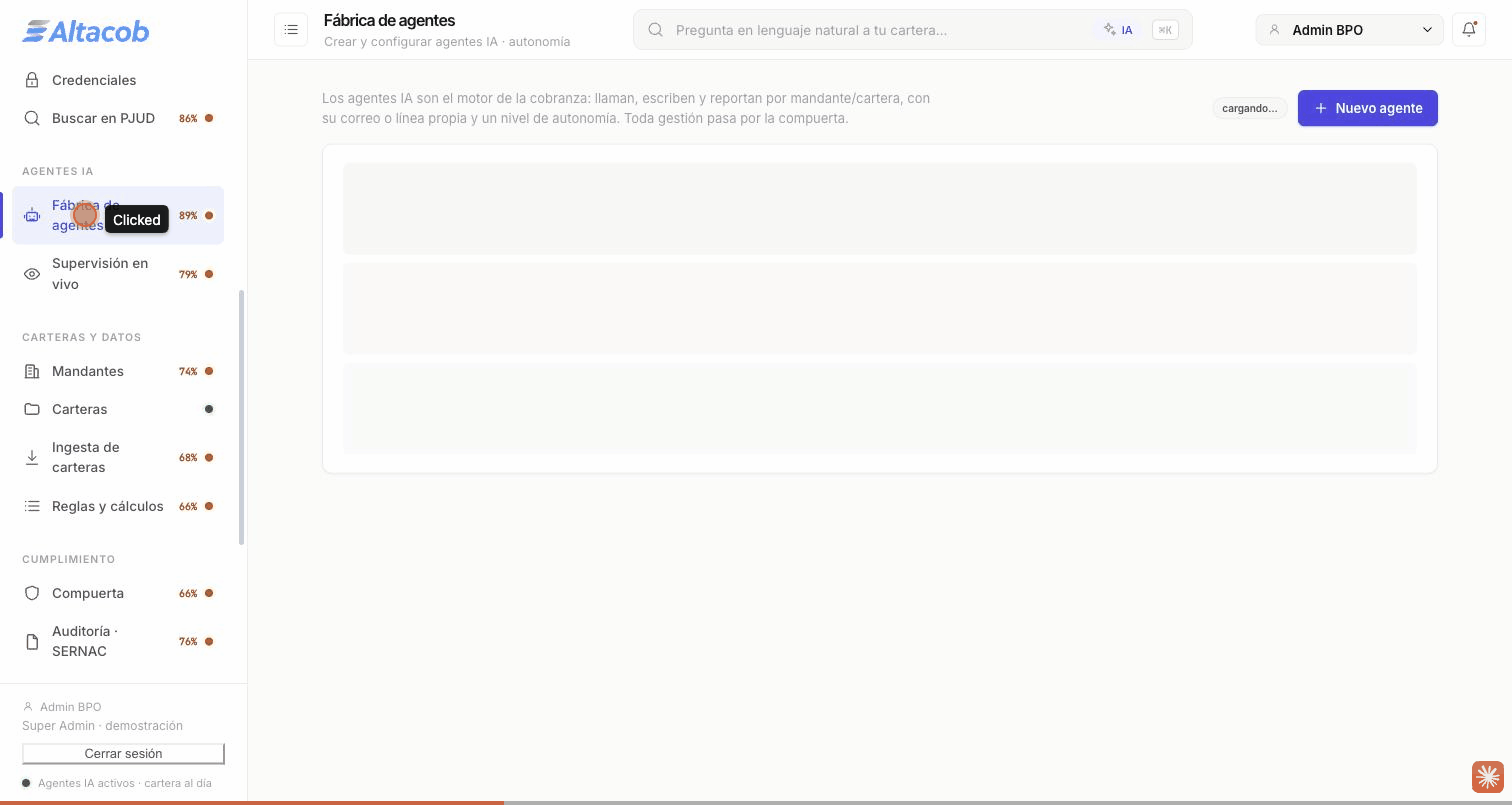 Fábrica de agentes